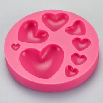 Picture of SILICONE MOULD - HEARTS